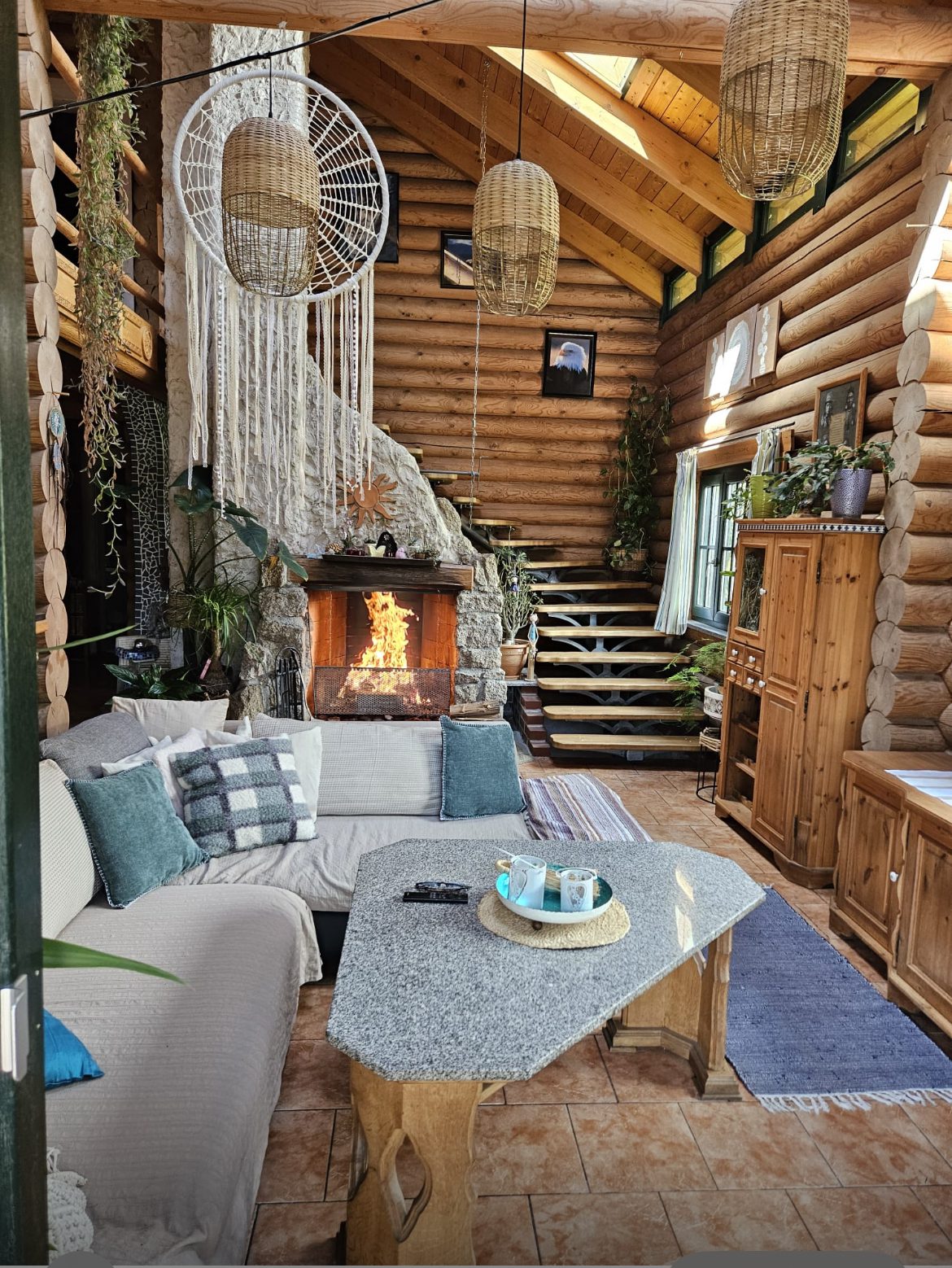 Haus-Wohnzimmer